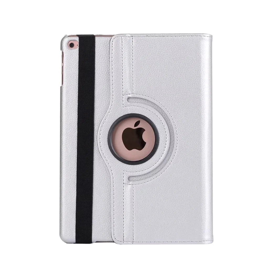 PU для нового ipad 9 7 2017 A1822 A1823 кожаный флип смарт стенд 360 Вращающийся чехол Apple iPad 2018