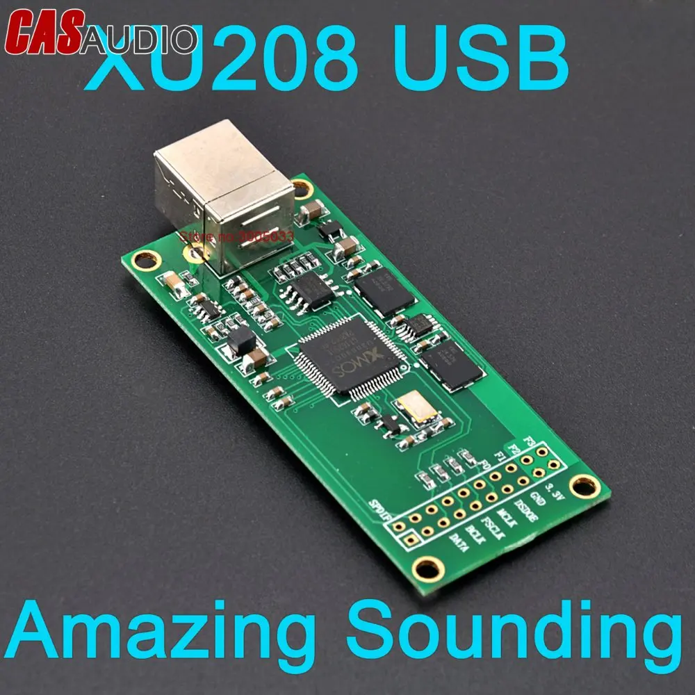 XMOS XU208 U208 USB к ies IIS DSD конвертер 384K XMOS XU208 цифровой интерфейс USB модуль для ЦАП, удивительное звучание