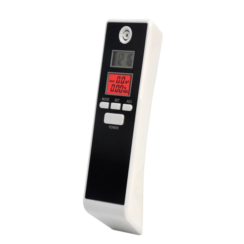 LCD الرقمية الكحول بريفيسيونال فاحص نسبة الكحول في النفس وقوف السيارات كاشف أداة مع الخلفية القيادة أساسيات LCD الرقمية الكحول بريفيسيونال فاحص نسبة الكحول في النفس وقوف السيارات كاشف أداة مع الخلفية القيادة أساسيات