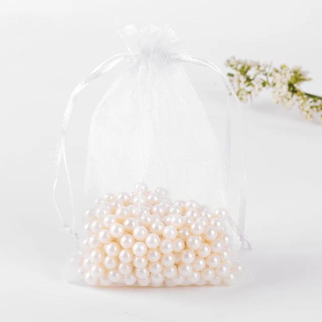 15x20cm White Organza Bags 100pcs Bolsas De Regalo Small Gift 15x20cm White Organza Bags 100pcs Bolsas De Regalo Small Gift For Wedding Candy Casamento
