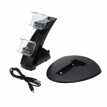 

Dual USB Handle Fast Charging Dock Station Stand Charger for PS4 Controller for Sony Playstation 4 Gamepad Joystick