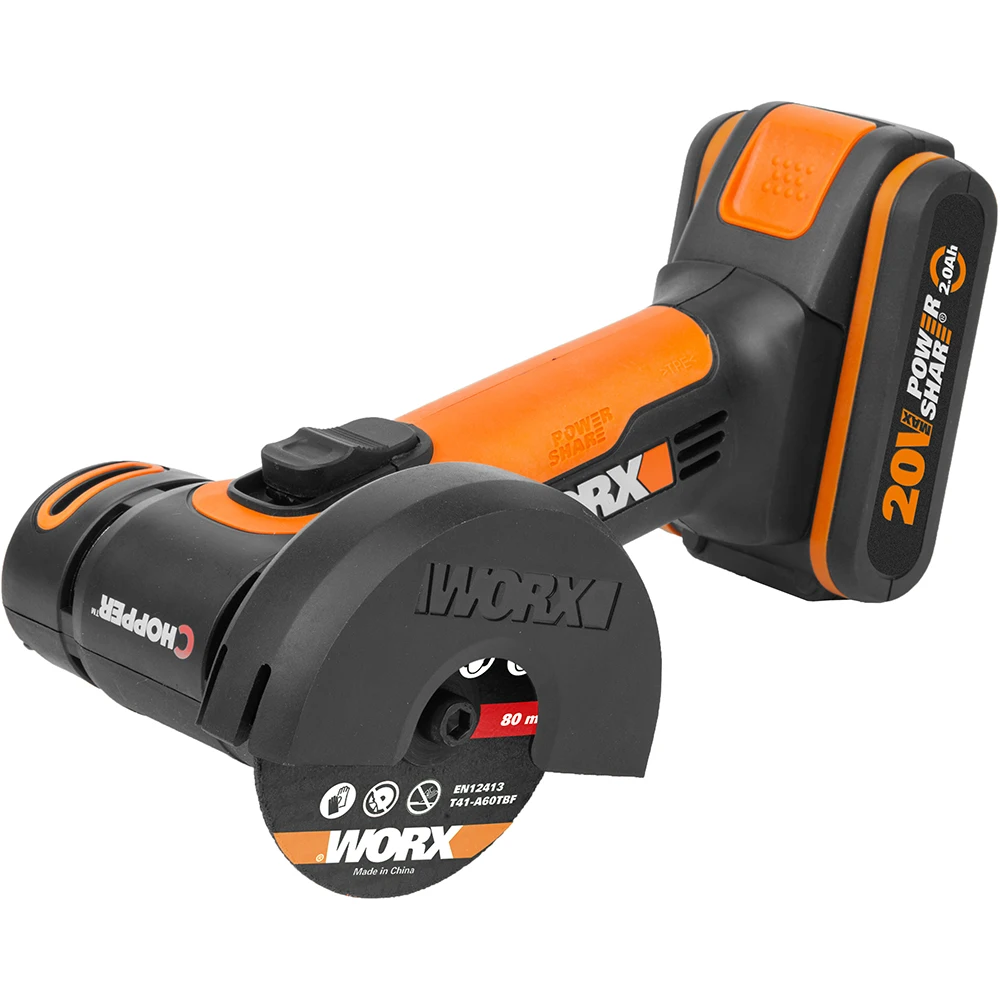 Угловая шлифмашина аккумуляторная WORX WX801 кейс