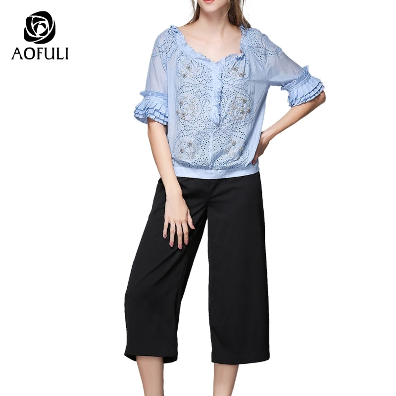 Buy S 5XL Summer Plus Size Women Two Piece Suit Set