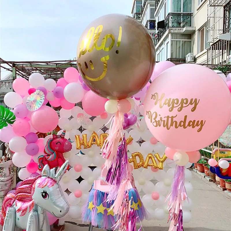10 шт. высокое качество 18 дюймов 22 дюйма 32 металлический шар для свадьбы дня