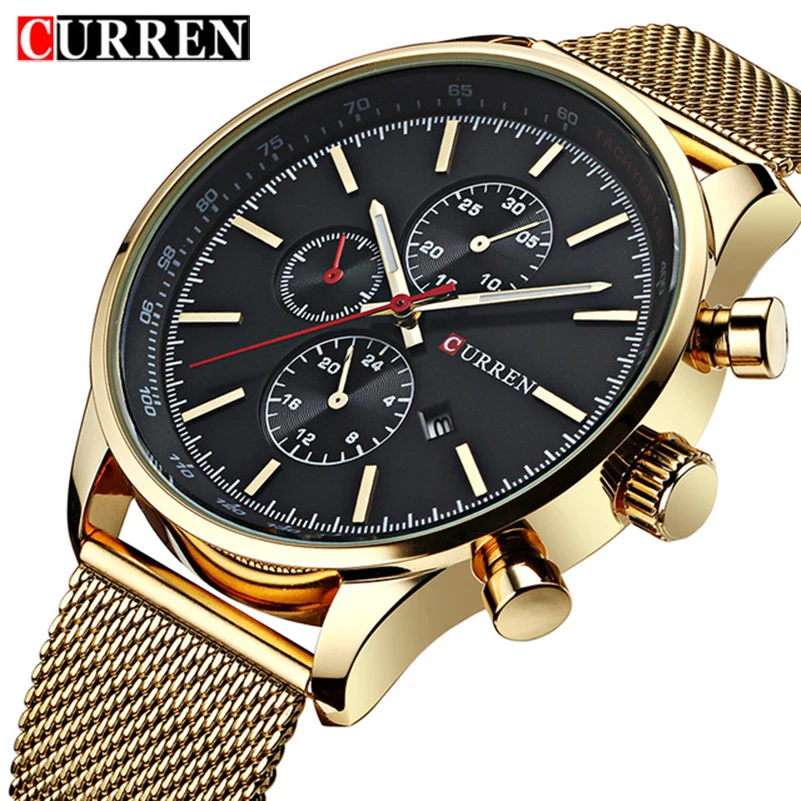 Mens Watches Top Brand Luxury Sports Watches Men CURREN Fashion Clock Dress Men S Quartz Watch