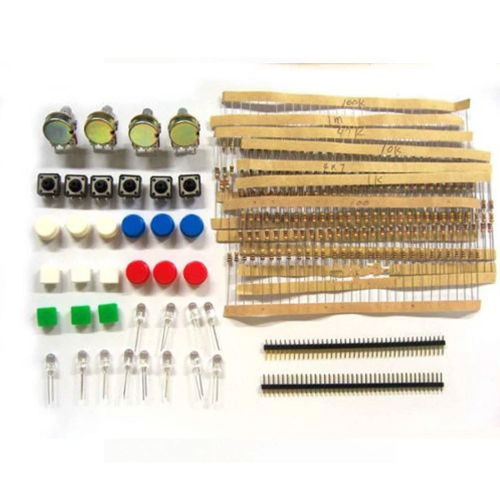 249Pcsset Electronics Fans Parts Component Package Kit Courses Tool Set Resistors B10K Rotary Potentiometer Led Single Pin Male huismerk kopen in de aanbieding 249Pcsset Electronics Fans Parts Component Package Kit Courses Tool Set Resistors B10K Rotary Potentiometer Led Single Pin Male huismerk kopen in de aanbieding