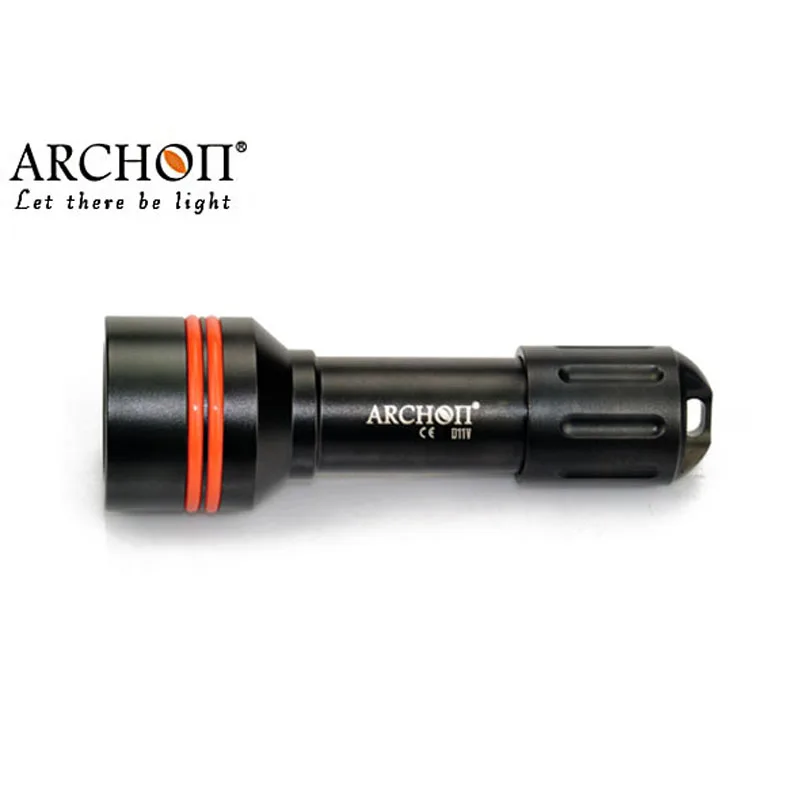 Оригинал ARCHON D11V подводное плавание CREE 860LM 100 м Дайвинг фонарик видео Troch под