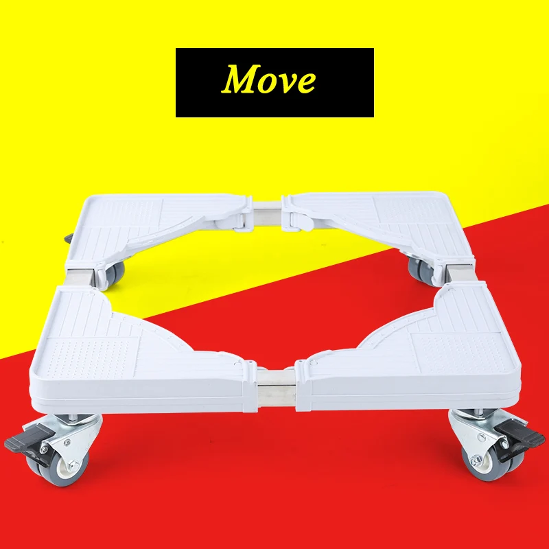 Adjustable Washing Machine Refrigerator Floor Stand Multi-functional Movable Base for Dryer Universal Machine Carriage Mount Adjustable Washing Machine Refrigerator Floor Stand Multi-functional Movable Base for Dryer Universal Machine Carriage Mount