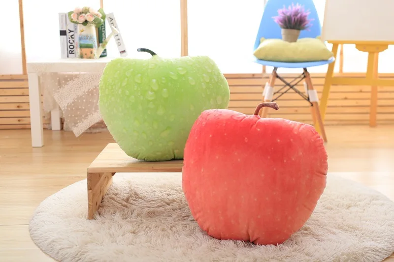 BABIQU 1 шт. моделирование фрукты подушки яркие и реалистичные Straberry манго дуриан Apple плюшевые игрушки мягкие подарки для детей
