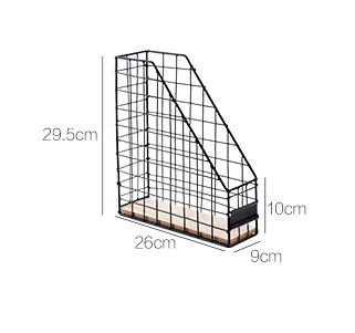 Держатель для бумаги офисная металлическая сетка корзина для хранения документов в скандинавском Ретро журнале стойка стол органайзер