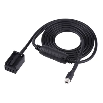 

Car Black Female Auxiliary Adapter Cable For BMW E85 E86 Z4 CD X3 E83 12 Pin Line For Ipod Adapter Cable Car Auxiliary Adapter