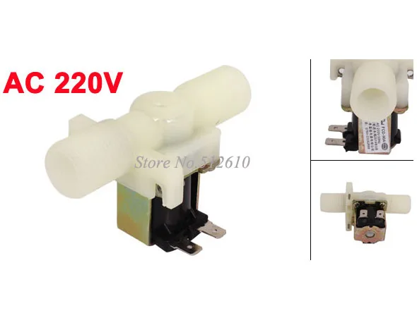 

AC 220V Double Tubes Water Inlet Solenoid Valve for Washing Machine