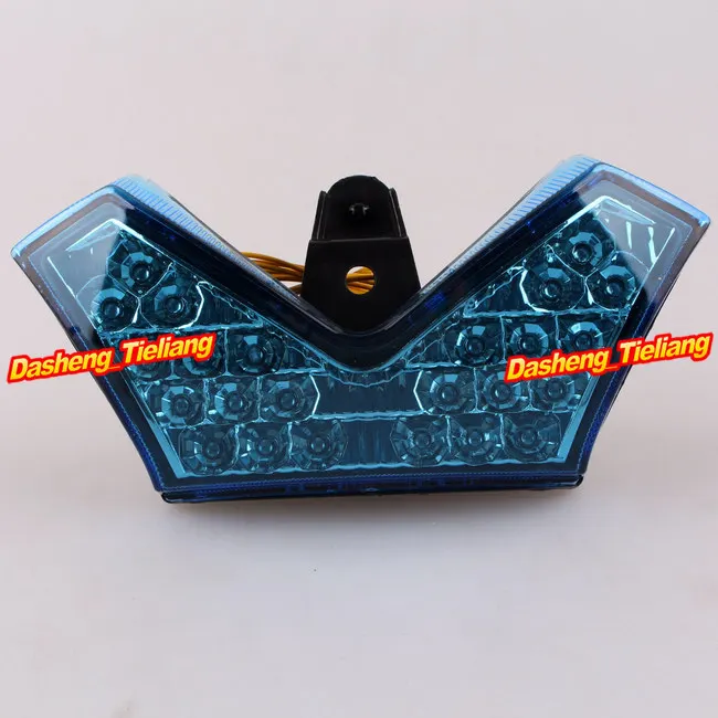 

Motorcycle LED Tail Light + Turn Signals Lighting For Kawasaki Ninja ZX14R 2006-2013 Blue