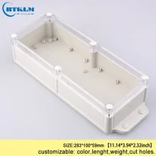 Настенный водонепроницаемый распределительный ящик пластиковая коробка Электроника diy abs пластиковый корпус ЭЛЕКТРОННАЯ коробка проекта 283*100*59 мм IP68