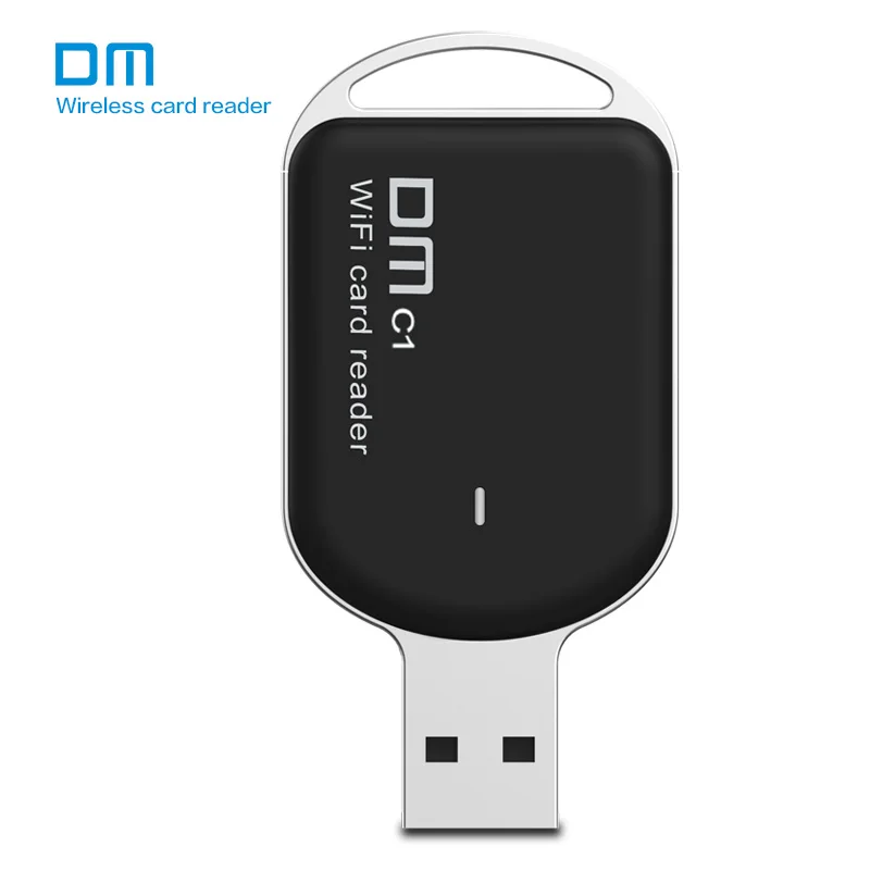 DM C1 WFD011 Wireless WiFi Card Reader Black Color USB2 0 Interface Support TF Card For