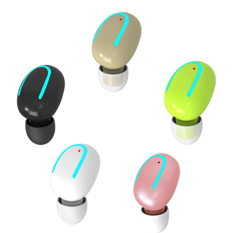 Lakukom Mini Wireless Bluetooth Earphone Q13 Colorful Single Headset V4.1 For IPhone and Android | Электроника