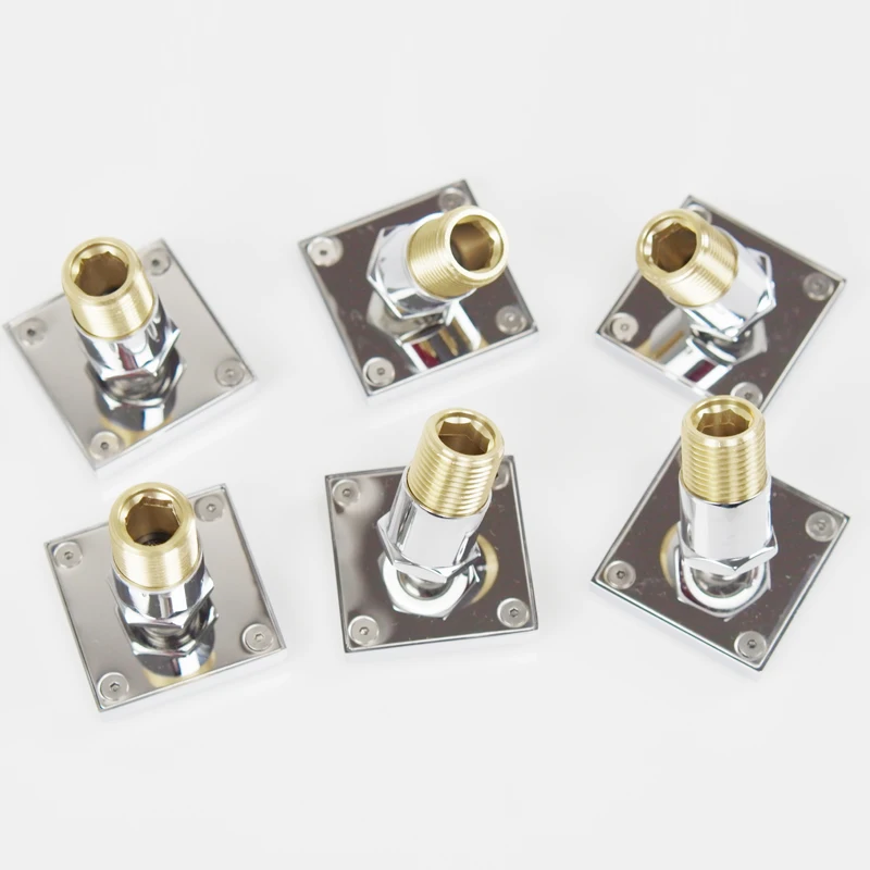 2 Inch Shower Body Massage Spray Jets Bathroom SPA Massage Jets Sprayer  Brass Chrome Shower Body 50*50mm Bathroom Accessories