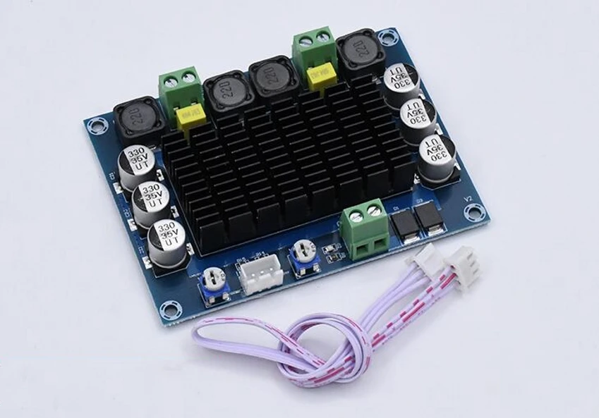XH A113 TDA7498 100 Вт + 2 0 канальный стерео цифровой усилитель мощности|Усилители