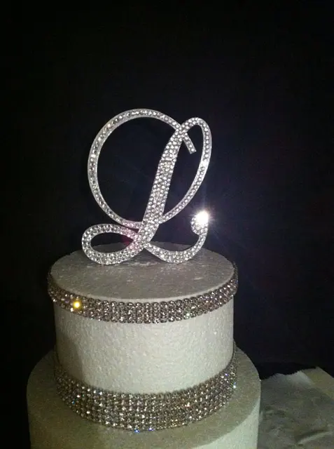 Monogram Wedding Cake Topper Crystal Initial Any Letter Monogram Wedding Cake Topper Crystal Initial Any Letter A B C D E F G H I J K L M N O P Q R S T U V W X Y Z