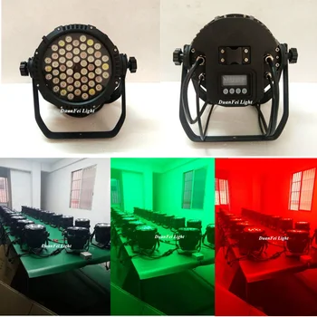 

8lot IP65 Waterproof LED Spot Wash Lamp LED Par 54x3w Stage LED RGBW Par Wash Wall Par LED RGBW DMX DJ Uplight PAR