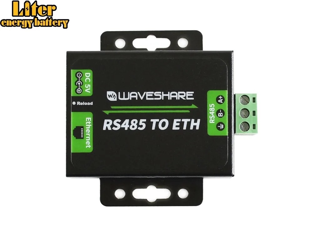 

RS485 to Ethernet Converter High-stability Upgradable Cortex-M0 Processor 5~7V Power Supply