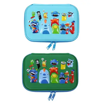 

EVA Zipper Pencils Case Box Student Cute Cartoon Animal Pencilcase Pen Stationery Pouch Bag School Supplies Material Escolar