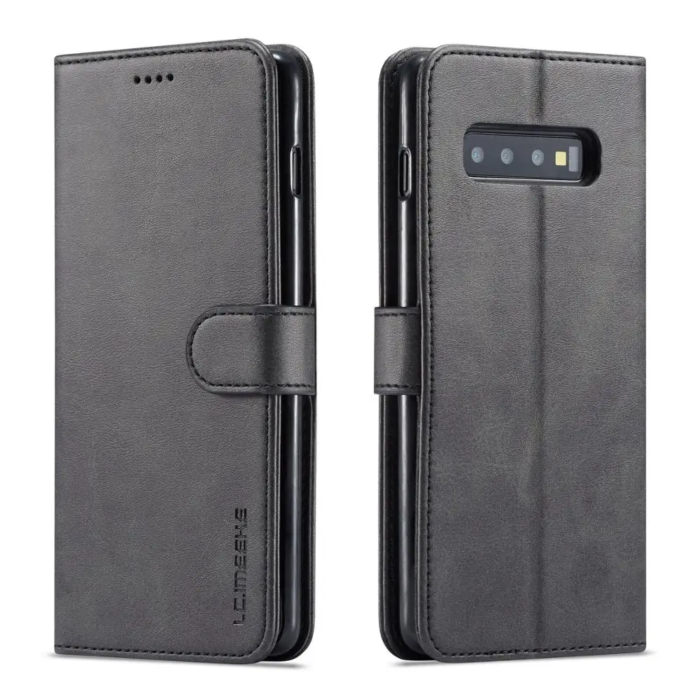 LOVECOM Vintage Leather Wallet Flip Phone Cases For Samsung Galaxy A10 A20 A40 A50 A60 M30 S10 Plus S10e S9 Note 8 9 Back Cover