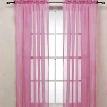 

Modern Style Tulle Window Screening Blinds Sheer Voile Gauze Curtain Balcony Home Decor Sheers Curtains for Living Room
