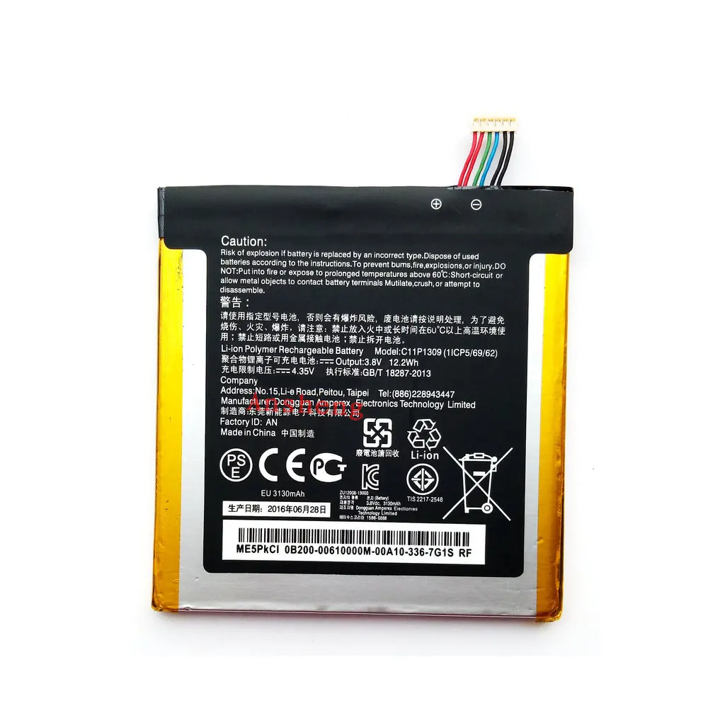 

Ansheng High Quality 3130mAh C11P1309 battery for Asus Fonepad Note 6 Fonepad Note FHD6 K00G ME560CG Smartphone