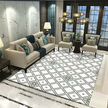 Современные ковры в скандинавском стиле для гостиной спальни ковер домашний декор ковер для Кабинета диван журнальный столик Противоскользящие коврики