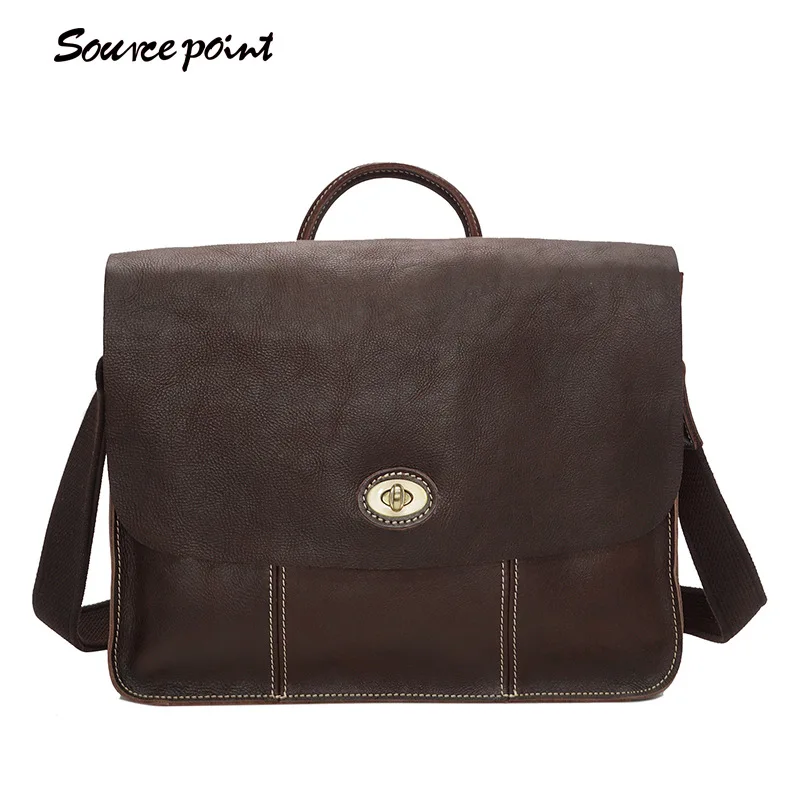 

Hot Sale Leather Men Bags Crossbody Bags Vintage Men Messenger Bags Fashion Business Oil Wax Shoulder Bags Briefcase YD-8109