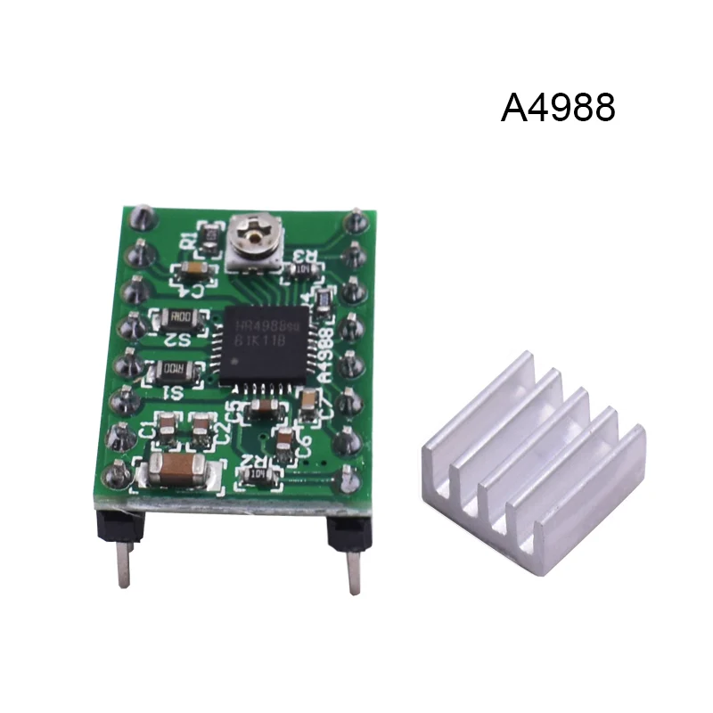 Bigtreea4988 шаговый двигатель Drive StepStick max2a с теплоотвод Совместимость A4988 Поддержка