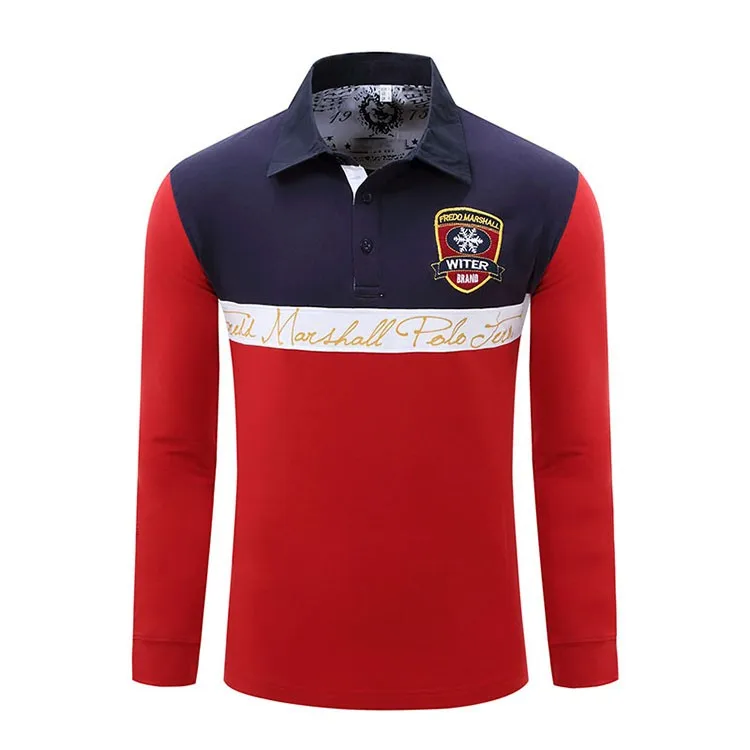 Aolamegs Men Polo Shirt Contrast Color Long Sleeve Polos Homme 2017 Spring Summer New Cotton Camisa Polo Masculino Europe Size (7)