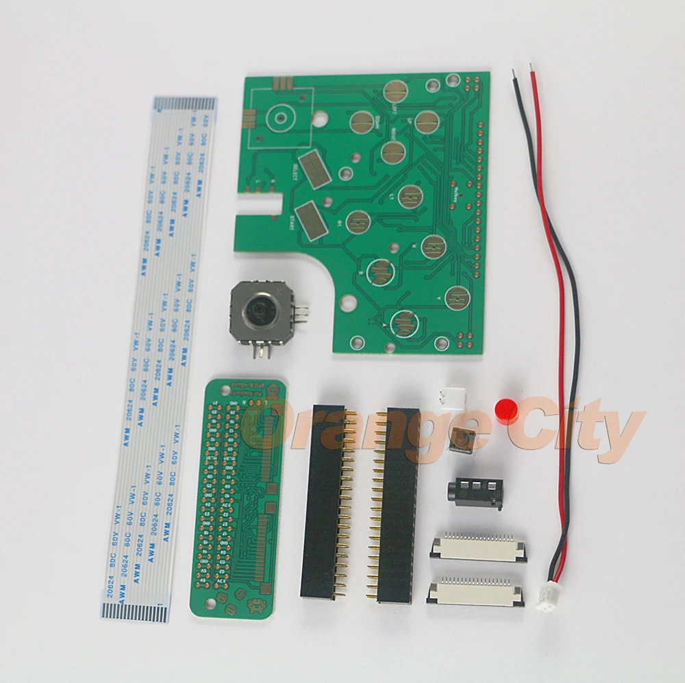 DIY 6 кнопками доски PCB переключатель разъем провода комплект для Raspberry Pi GBZ Game Boy GB