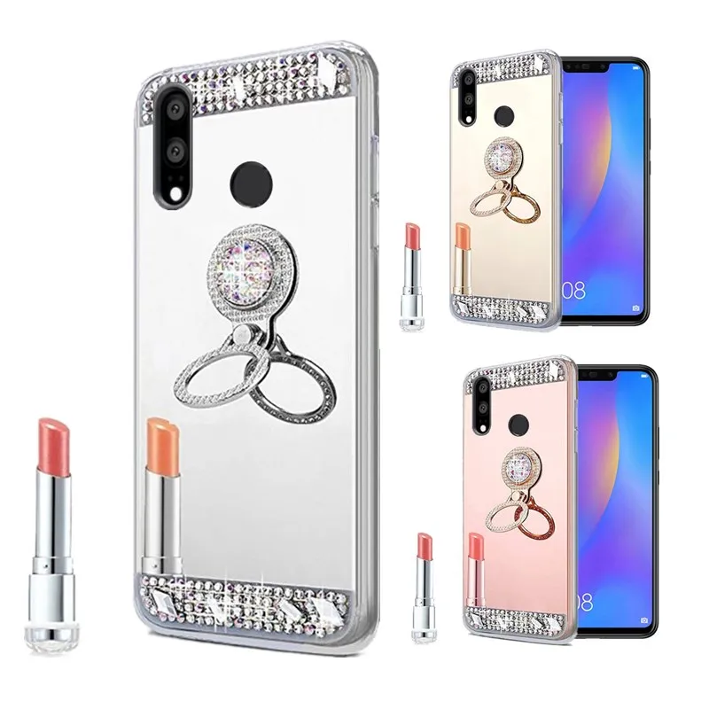 

TPU Mirror Case For Huawei Honor 8A 8C 8X 20 Mobile Phone Cover For Huawei P20 Lite 2019 Nova 3i 5i 3 3E Mate 20 10 Lite Pro