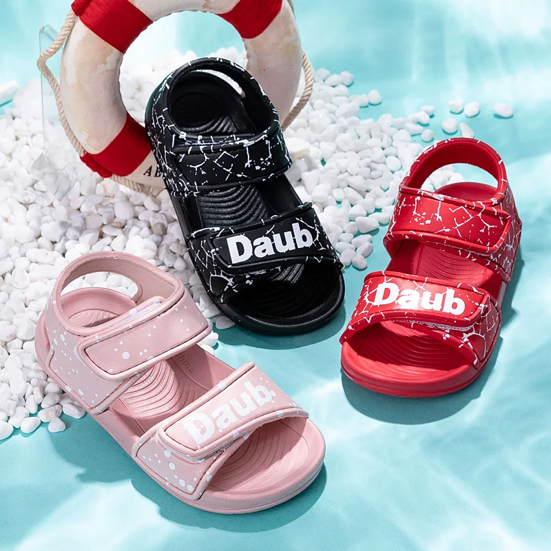 

2019 new summer kids light weight sandals boys outdoor shoes toddler Anti-skid casual barefoot sandals children's beach shoes