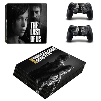

The Last of us PS4 Pro Skin Sticker Play station 4 Pro Vinyl Decal Stickers For Sony Playstation 4 Console and Two Controllers