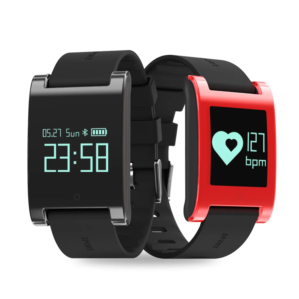 DM68 Heart Rate Smart Bracelet IP67 Waterproof Blood Pressure Monitor Pedometer for iOS 8 0 Android