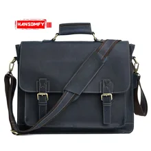 Мужские сумки Crazy horse кожаный портфель мужская сумка через плечо из натуральной кожи деловой пакет портфель для ноутбука