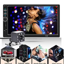 7 pollici 2 DIN Bluetooth Multimedia Touch Screem Car Stereo Radio Dual Lingotto Collegato Alla Fotocamera 7 “Doppio auto Lettore MP5