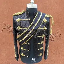 Черные, белые певцы, сценические мужские костюмы, дизайнерские мужские костюмы, мужские блейзеры с блестками, Одежда для танцев, куртка, звездный стиль, платье в стиле панк