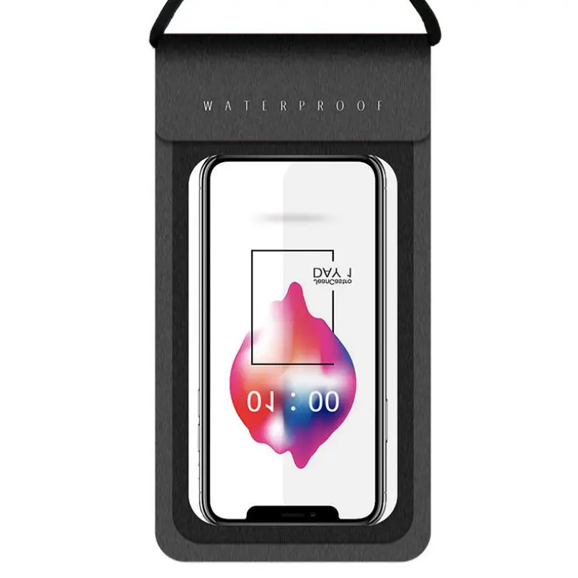 

Hot PU mobile phone waterproof bag Transparent tpu touch screen outdoor swimming diving mobile phone waterproof case