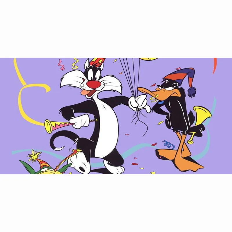Новое летнее пляжное полотенце Daffy Duck модные банные полотенца плавательное из 100%
