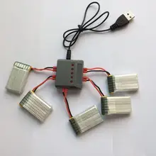 1 Pour 5 Batterie Chargeur Pour Syma X5uw X5uc X5hw X5hc X5a-1 Multi-chargeur Rc Drone Accessoires Pièces Hélicoptère Quadcopter Kits
