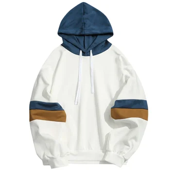 

Japan Style Stitching Parallel Hoodie Jacket Hip Hop Streetwear Casual Hooded Pullover Shirt Long Sleeve Sweatshirt Mens Hoodies