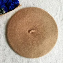 Модный детский теплый берет унисекс из искусственной шерсти, шапка бини, осенне-зимние шапки, подарок TY66