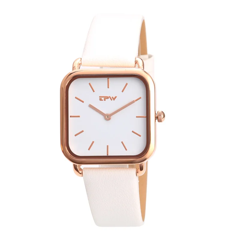 Causal Watches For Womens Leather Alloy Quartz Wrist Watch Clock Montre Femme square watch relogio feminino vintage