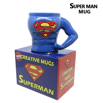 

Creative Super man Coffee mugs for Children Friend Gift