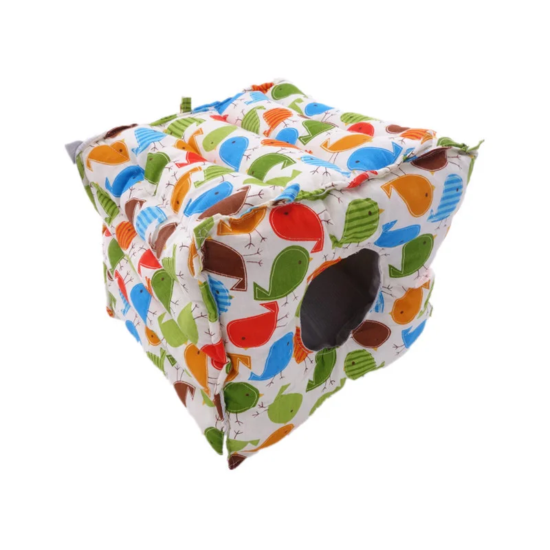 

For Ferret Rabbit Rat Hamster Parrot Squirrel Toy Square Hanging Bed Hammock