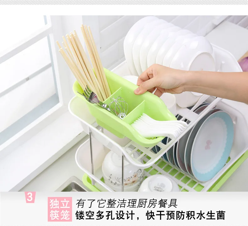 2-tier classy plastic dish rack best price online 